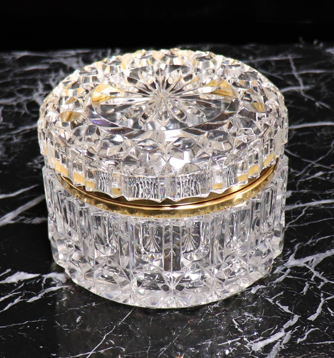 オールド・バカラ レアモデル コートダジュール 廃版 大型 蓋物 小物入れ オールド・バカラ レアモデル コートダジュール 廃版 大型 蓋物 小物